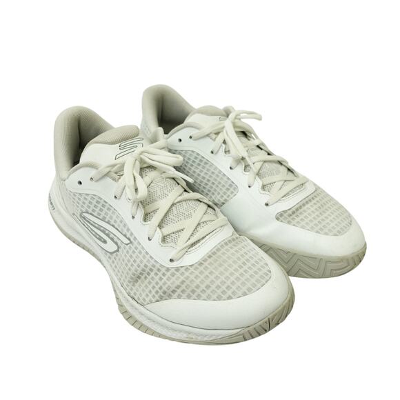 Skechers Mens Viper Court Pro Pickleball Sneaker Shoes White M 7.5/Womens 9 - Picture 1 of 10